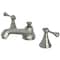 Kingston Brass KS4478BL 8" Widespread Bathroom Faucet, Brushed Nickel KS4478BL - alternate 1